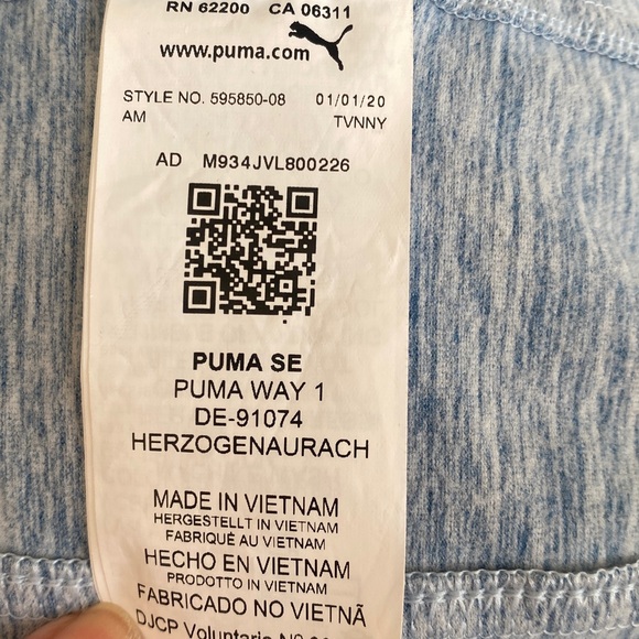 Women's Puma Cloudspun Jacket Blue XL - Picture 8 of 11